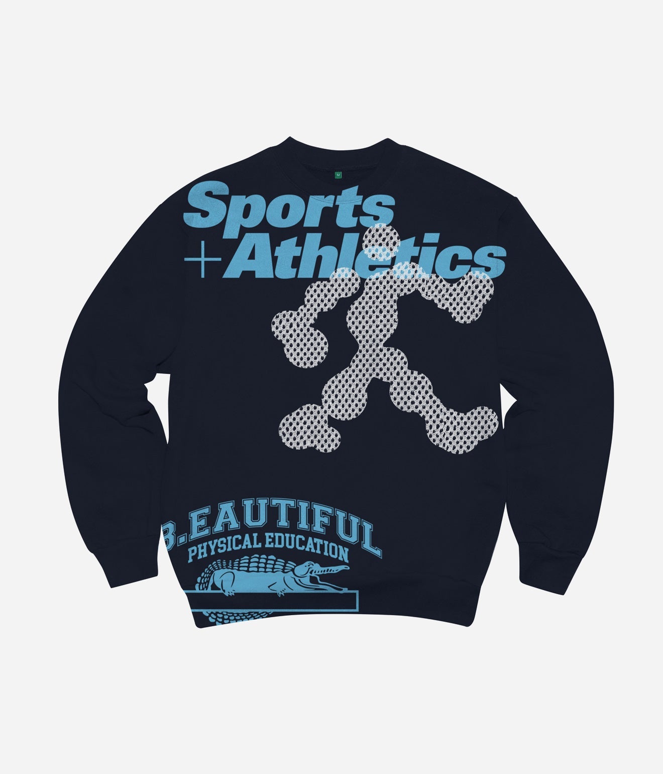 b.Eautiful "Active Crewneck Sweatshirt" Navy - WEAREALLANIMALS
