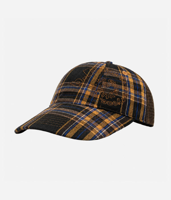 b.Eautiful "B-Turn Low Profile Hat" Brown Plaid - WEAREALLANIMALS
