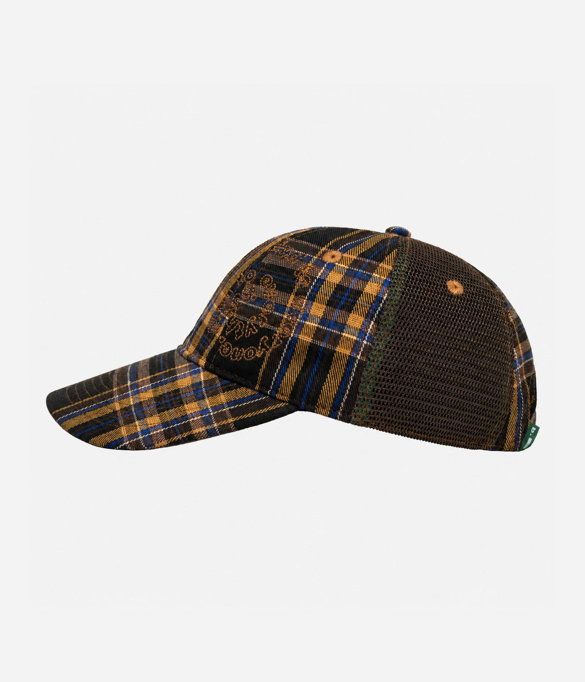 b.Eautiful "B-Turn Low Profile Hat" Brown Plaid - WEAREALLANIMALS