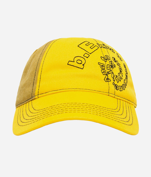 b.Eautiful "B-Turn Low Profile Hat" Washed Yellow / Yellow / Black - WEAREALLANIMALS