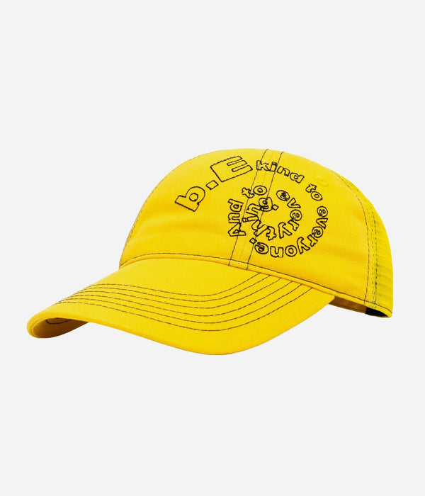 b.Eautiful "B-Turn Low Profile Hat" Washed Yellow / Yellow / Black - WEAREALLANIMALS