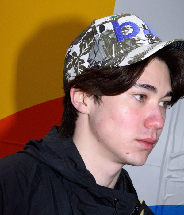b.Eautiful "b.E Hat" Oak Camo / Deep Blue - WEAREALLANIMALS
