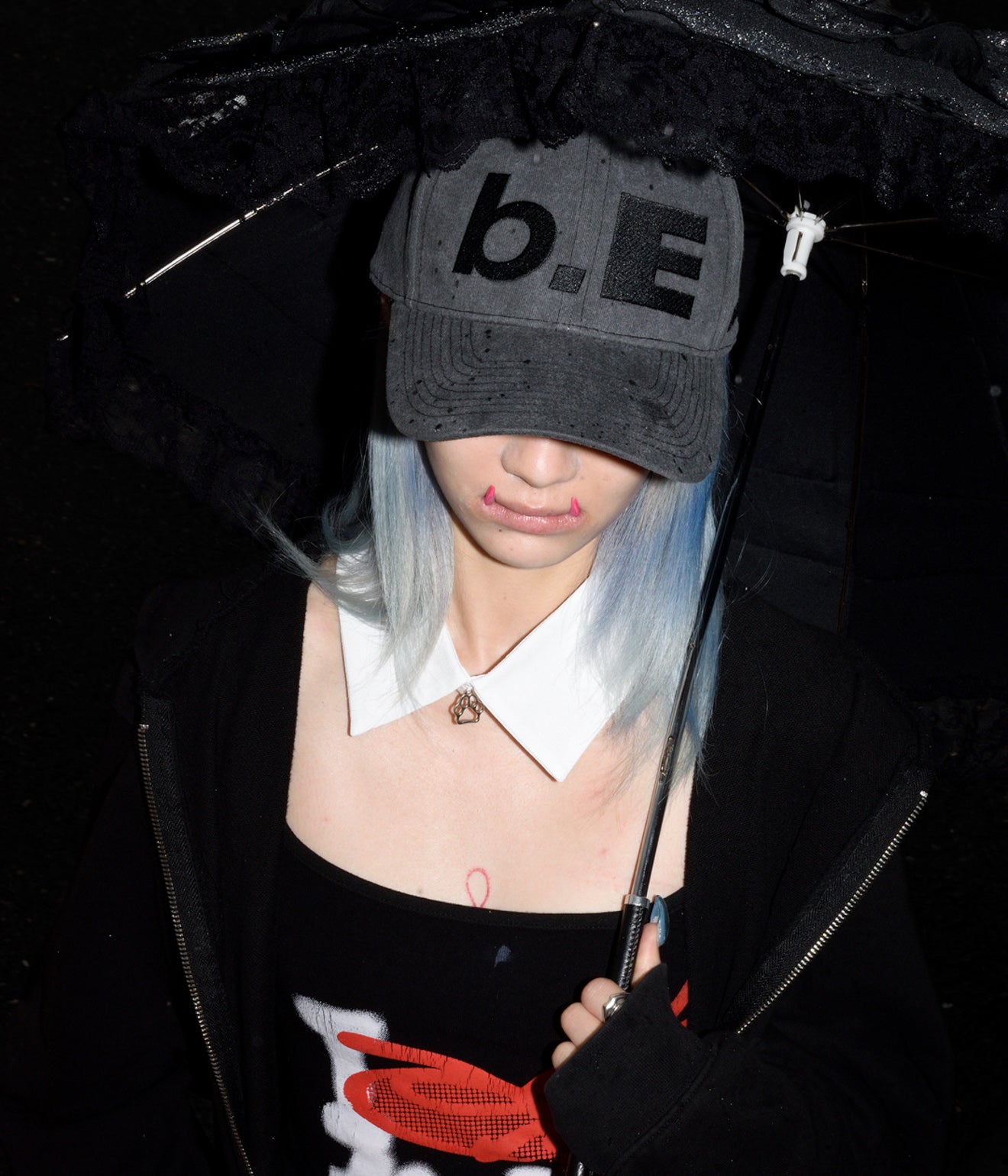 b.Eautiful "b.E Hat" Washed Black / Black - WEAREALLANIMALS