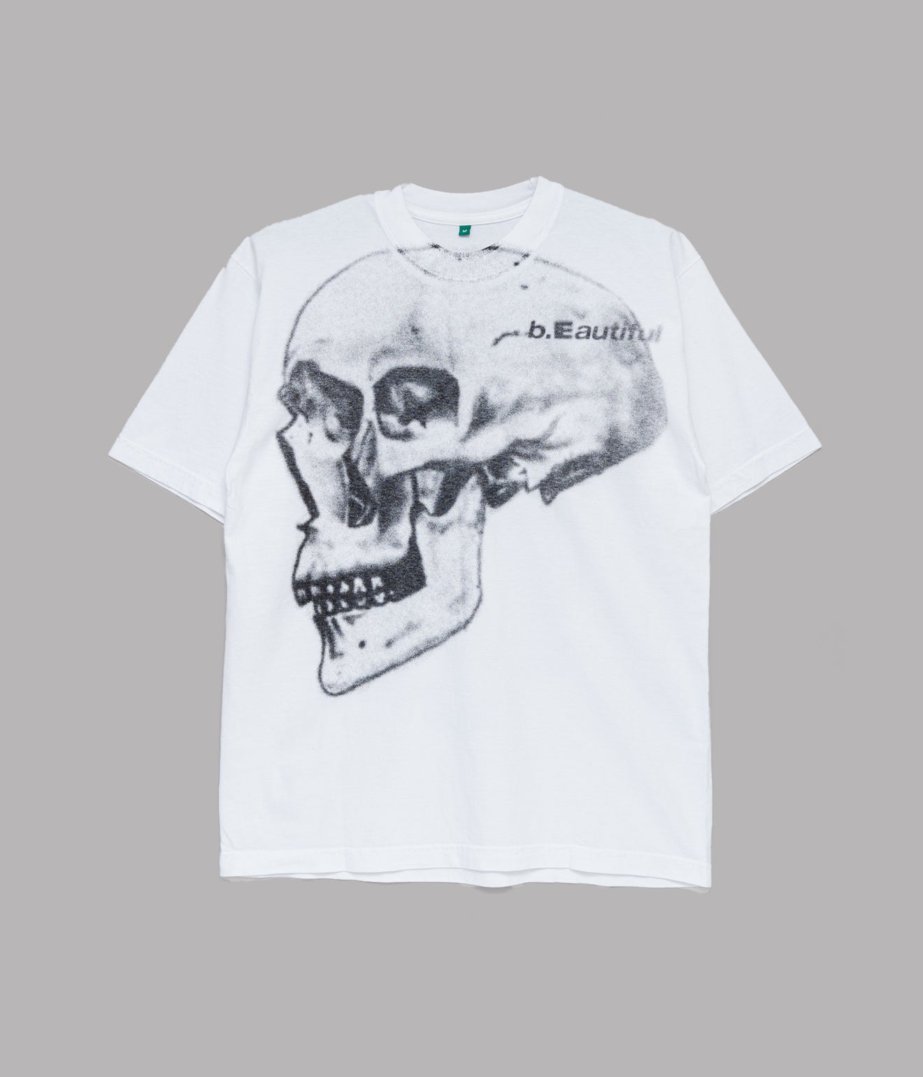 b.Eautiful "b.Eautiful x Shiga Skull T-Shirt" White - WEAREALLANIMALS