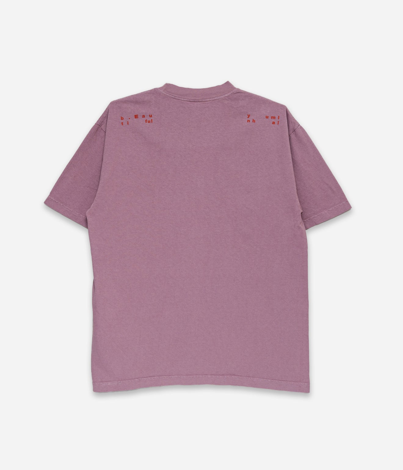 b.Eautiful "b.Eautiful x Yumin Ha Hābādo T-Shirt" Mauve - WEAREALLANIMALS