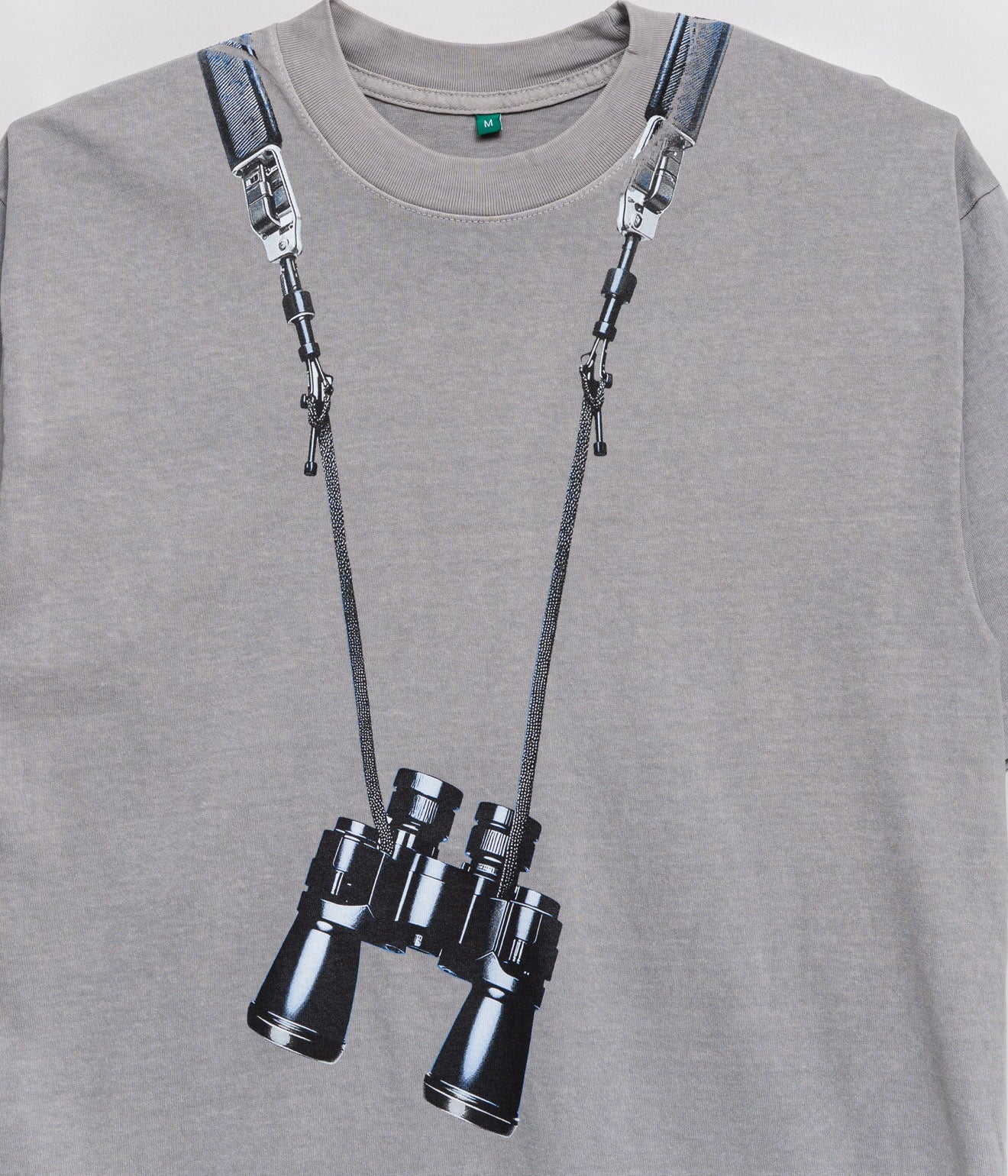 b.Eautiful "Bird Watching T-Shirt" Dark Silver - WEAREALLANIMALS