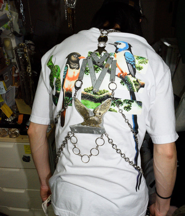 b.Eautiful "Bird Watching T-Shirt" White - WEAREALLANIMALS