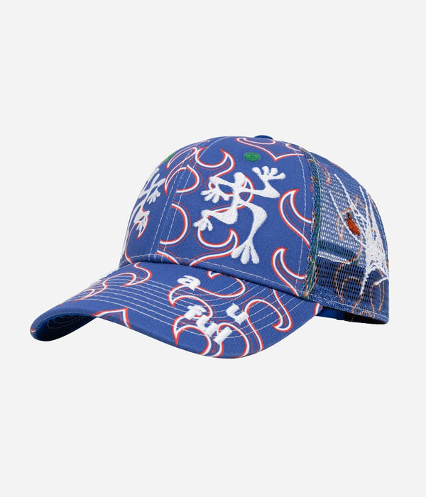 b.Eautiful "Biyu Hat" White Flame / Blue - WEAREALLANIMALS