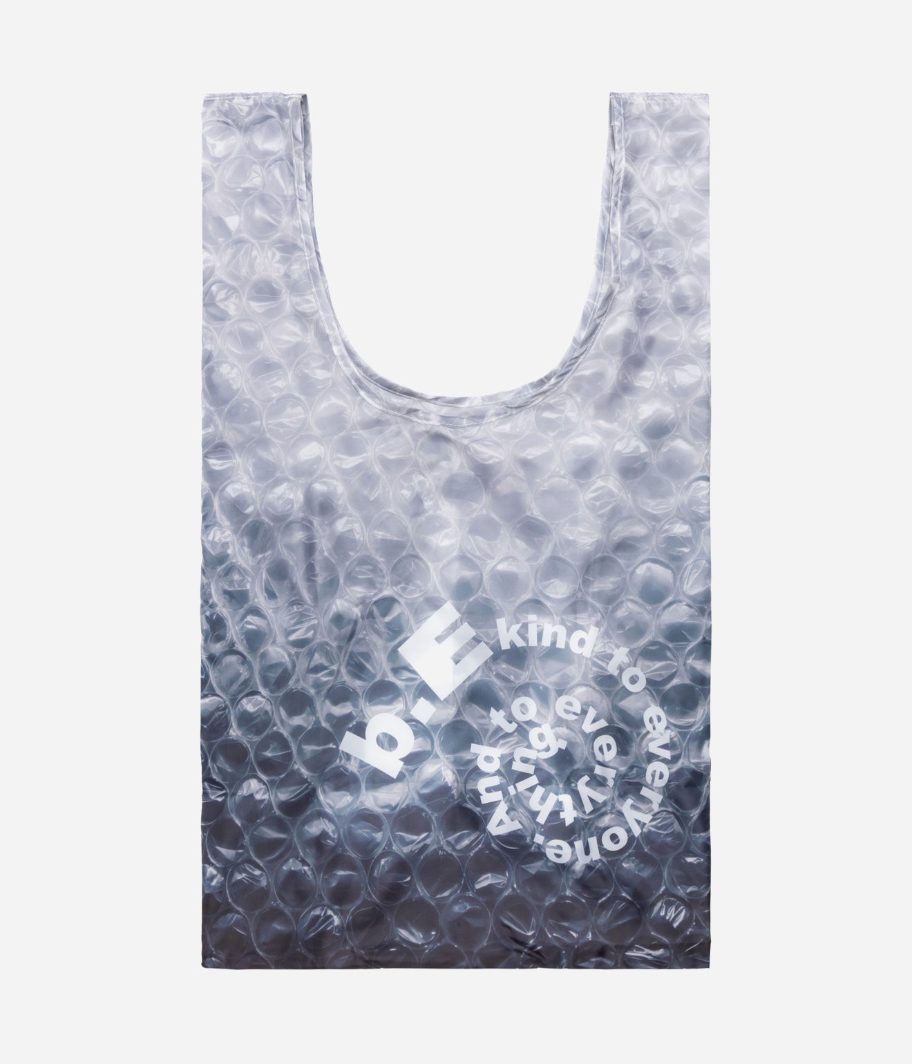 b.Eautiful "Bubble Wrap Reusable Bag" Grey / White - WEAREALLANIMALS