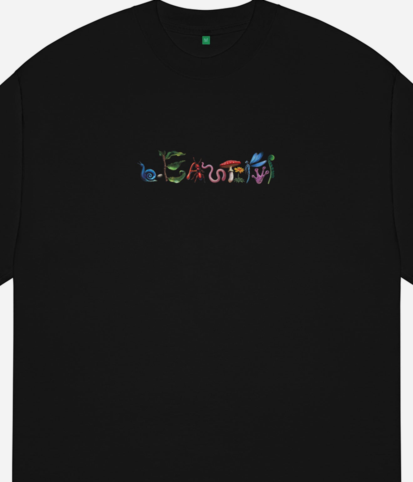 b.Eautiful "Critters T-Shirt" Black - WEAREALLANIMALS