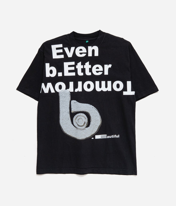 b.Eautiful "Even Better Tomorrow T-Shirt" Black - WEAREALLANIMALS
