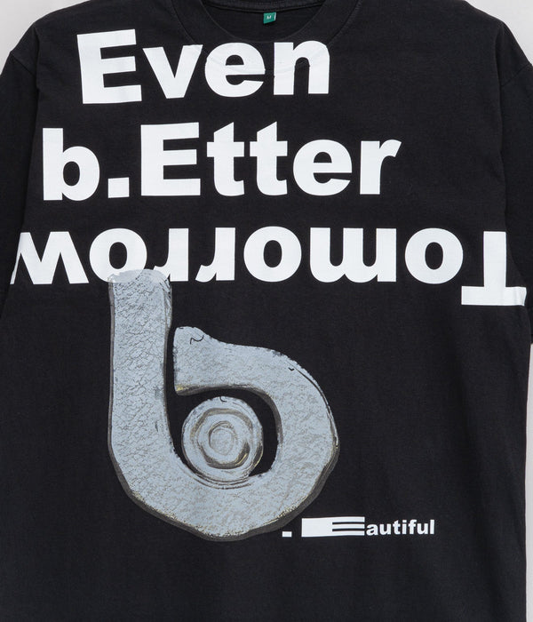 b.Eautiful "Even Better Tomorrow T-Shirt" Black - WEAREALLANIMALS