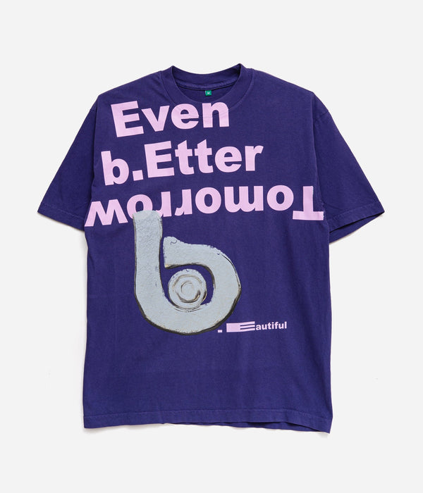 b.Eautiful "Even Better Tomorrow T-Shirt" Purple - WEAREALLANIMALS