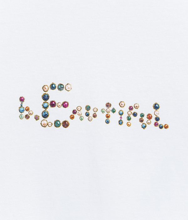 b.Eautiful "Jewel T-Shirt" White - WEAREALLANIMALS