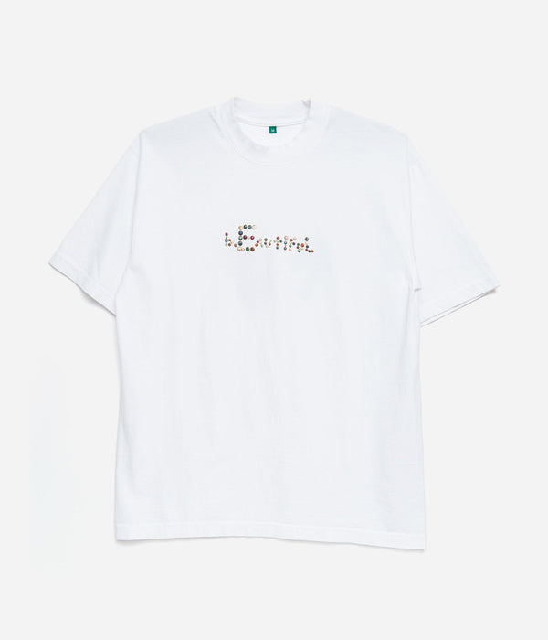b.Eautiful "Jewel T-Shirt" White - WEAREALLANIMALS