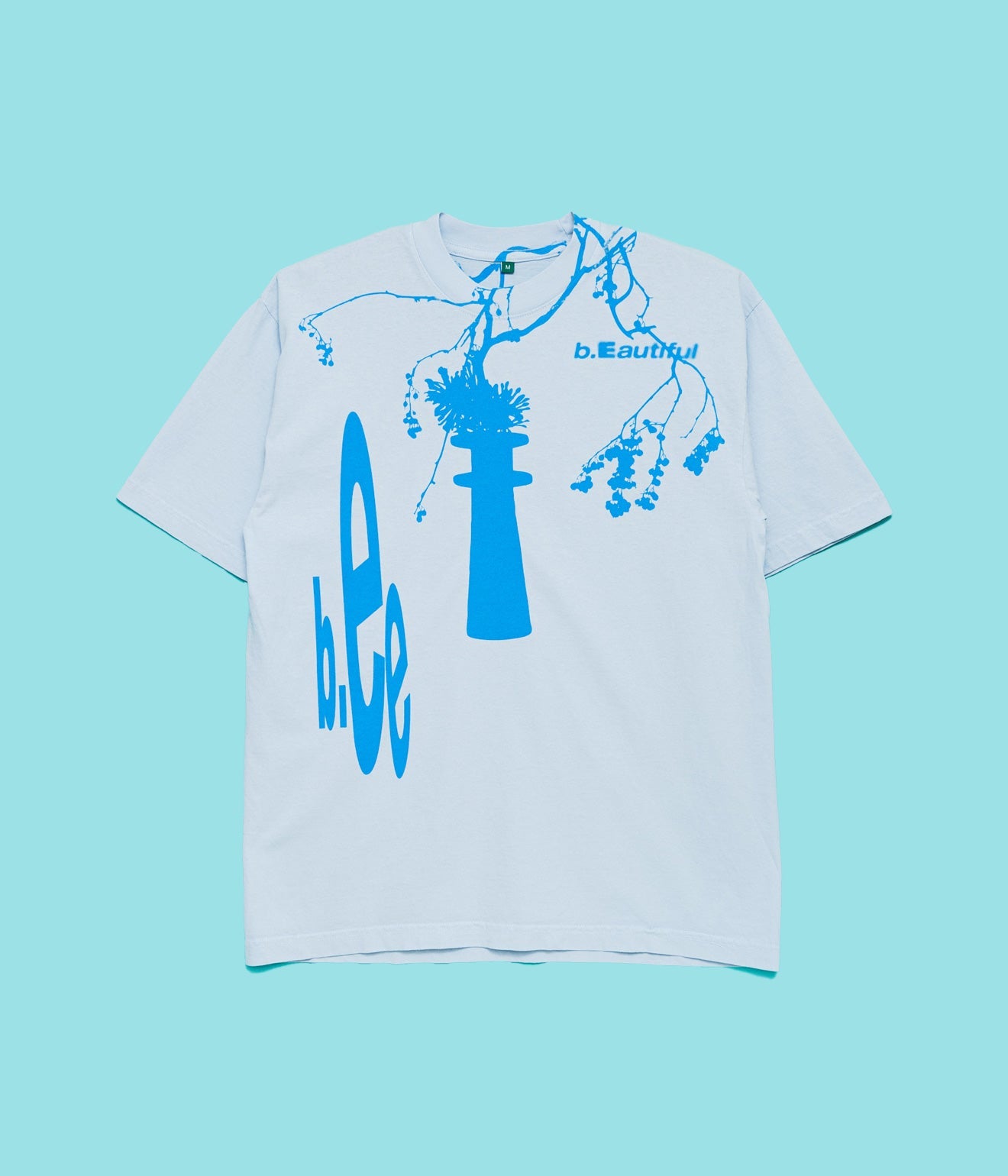 b.Eautiful "Kabin T-Shirt" Light Blue - WEAREALLANIMALS