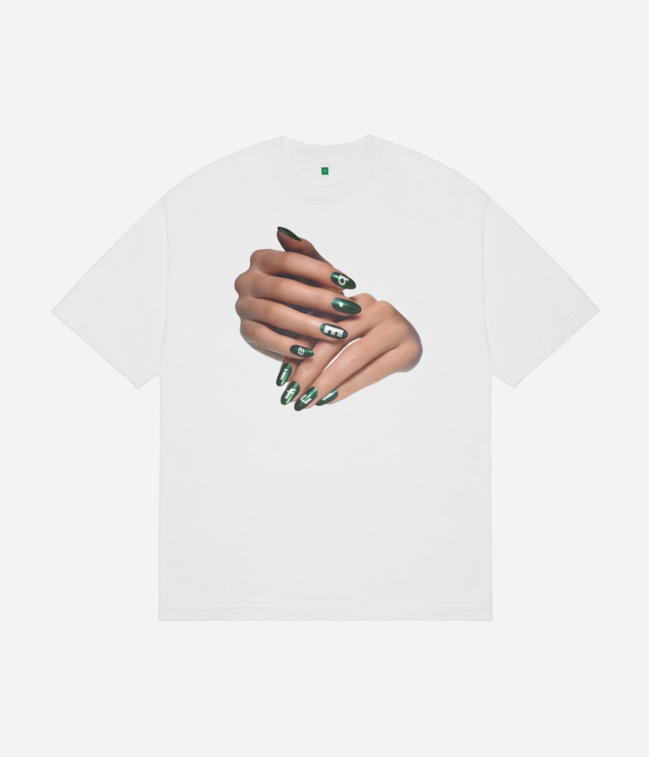 b.Eautiful "Manicure T-Shirt" White - WEAREALLANIMALS