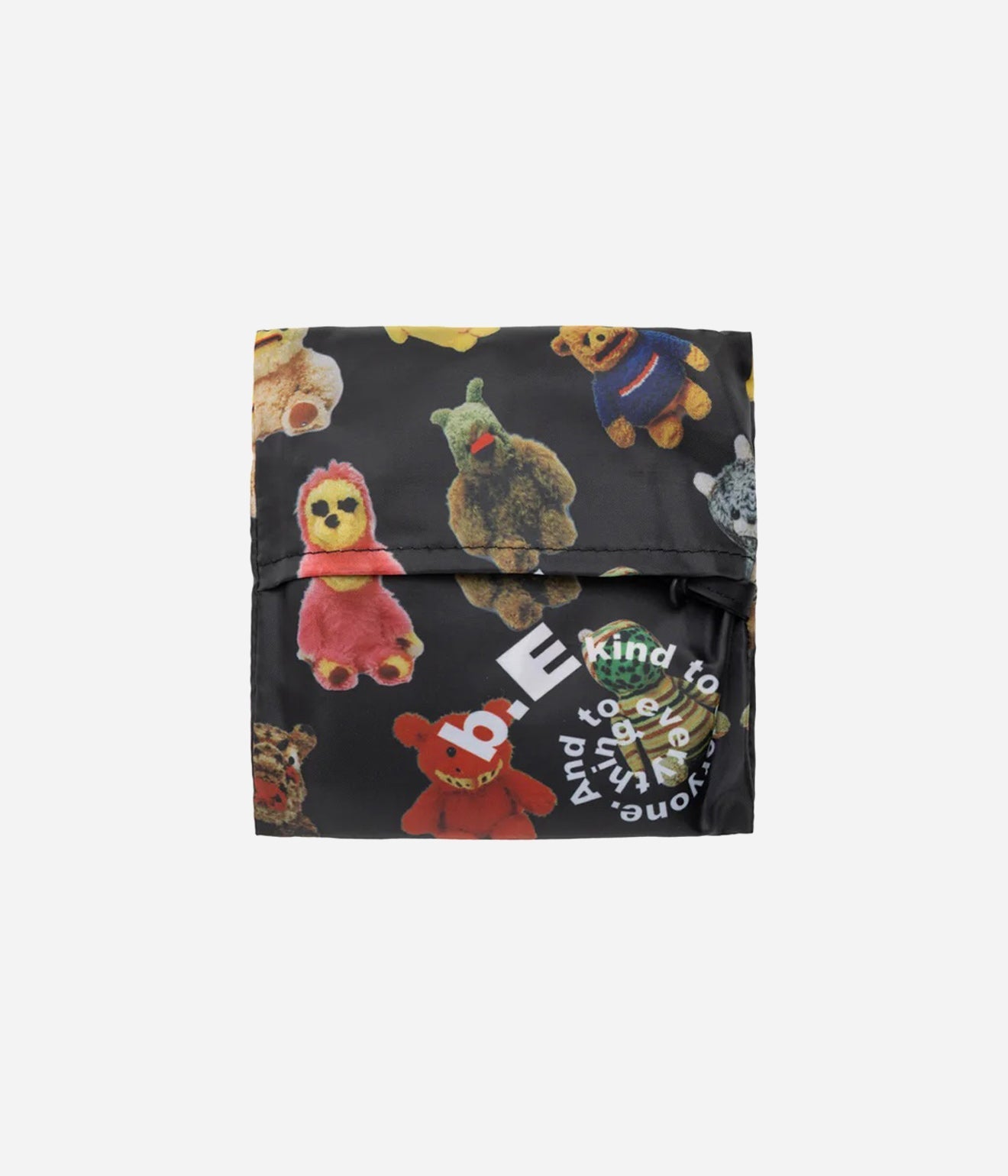 b.Eautiful "Plushie Friends Reusable Bag" Black - WEAREALLANIMALS