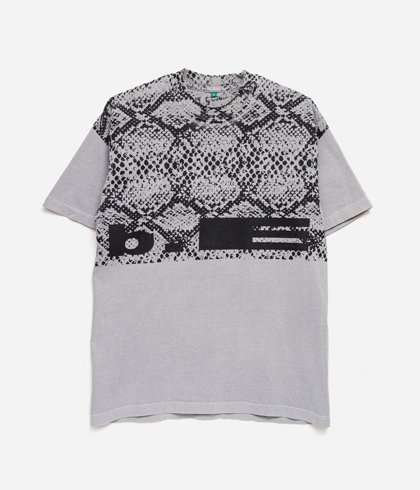 b.Eautiful "Snake T-Shirt" Dark Silver - WEAREALLANIMALS