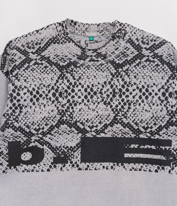 b.Eautiful "Snake T-Shirt" Dark Silver - WEAREALLANIMALS
