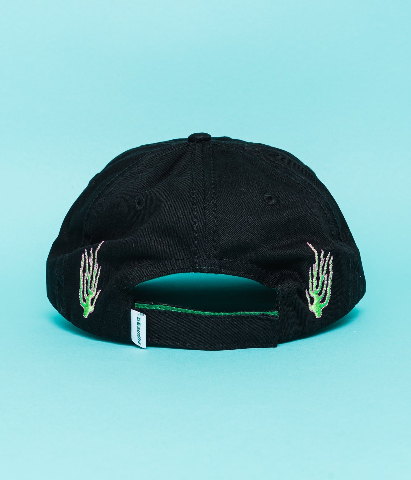 b.Eautiful "Spirit 6 Panel Hat" Black - WEAREALLANIMALS