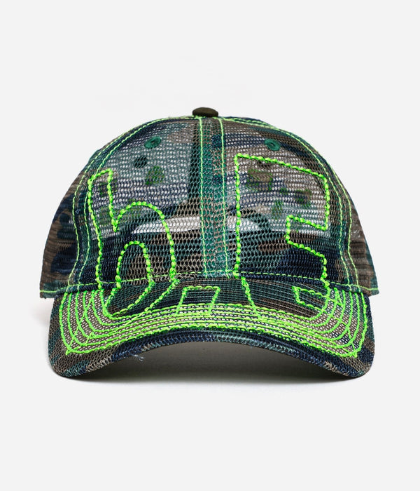 b.Eautiful "Vapor 6 Panel Hat" Army Camo Mesh - WEAREALLANIMALS