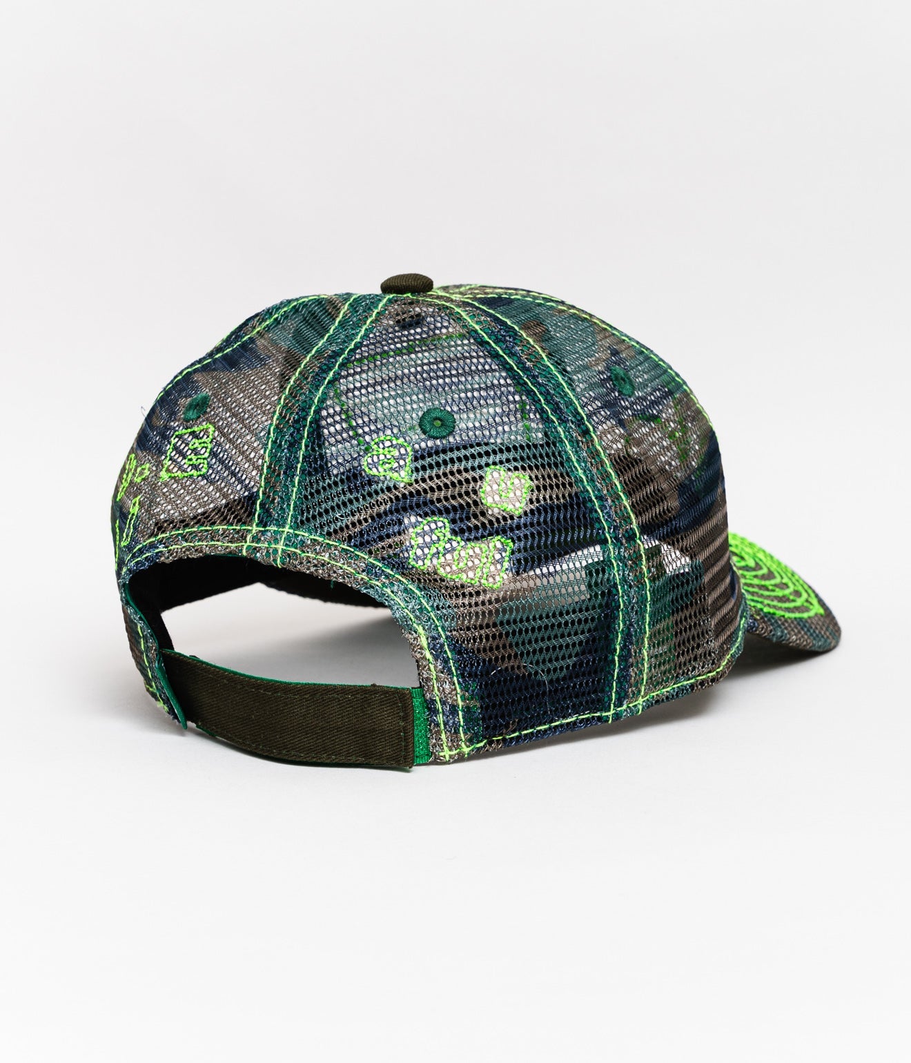 b.Eautiful "Vapor 6 Panel Hat" Army Camo Mesh - WEAREALLANIMALS