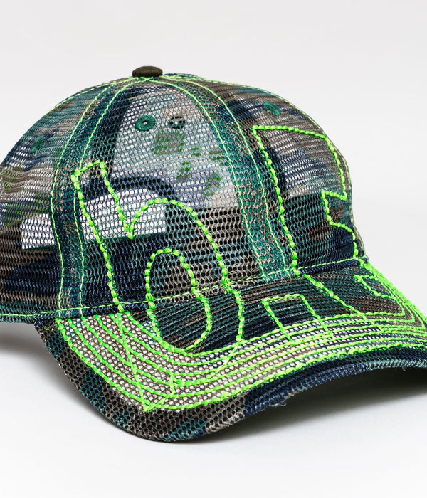 b.Eautiful "Vapor 6 Panel Hat" Army Camo Mesh - WEAREALLANIMALS