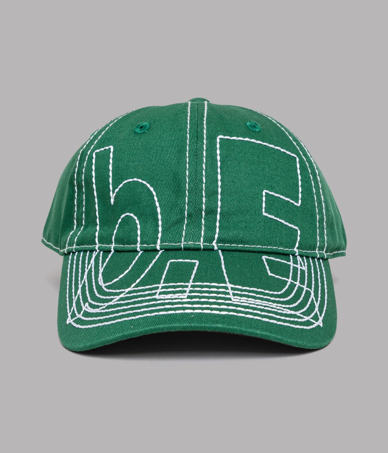 b.Eautiful "Vapor 6 Panel Hat" Green / White - WEAREALLANIMALS