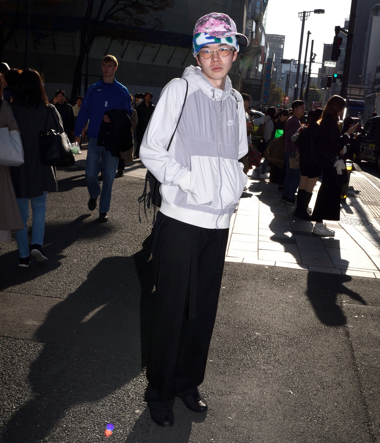 b.Eautiful "Vapor 6 Panel Hat" Pink Digicamo / White - WEAREALLANIMALS