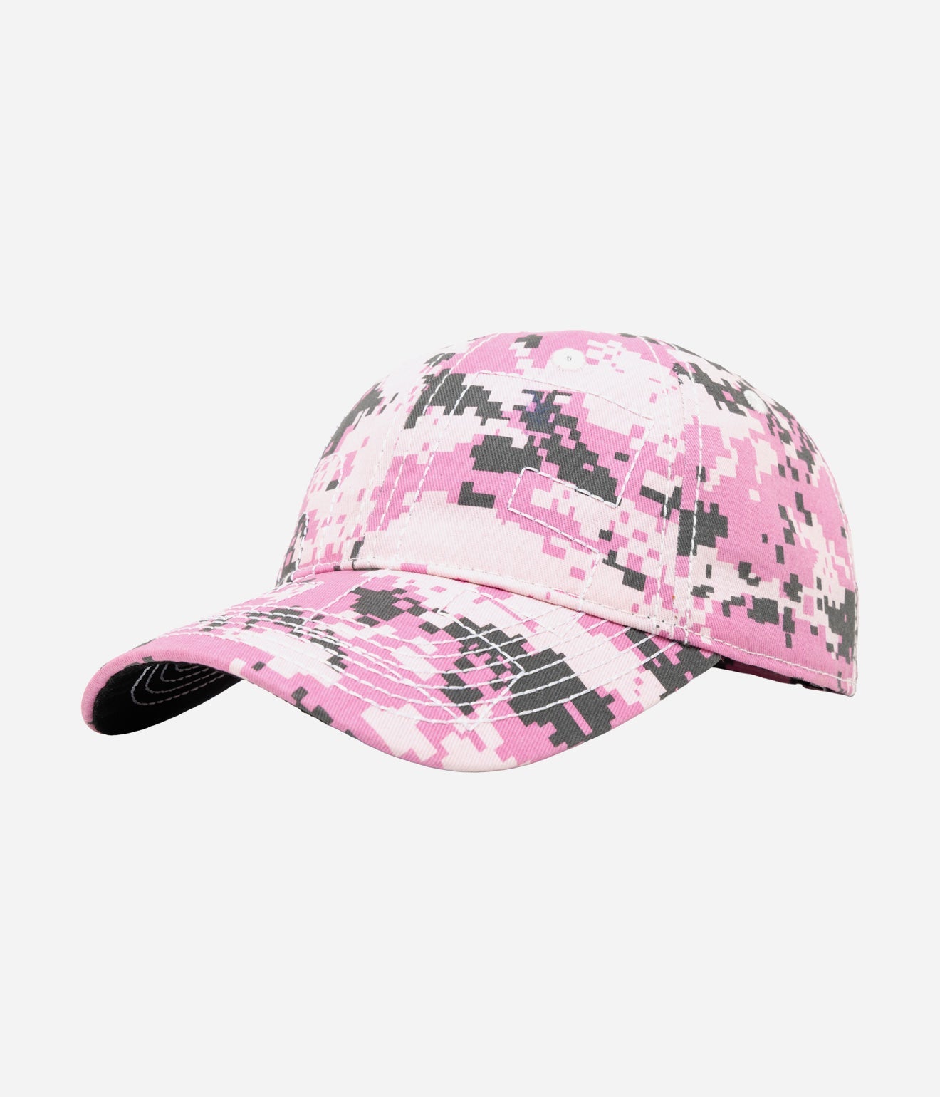 b.Eautiful "Vapor 6 Panel Hat" Pink Digicamo / White - WEAREALLANIMALS