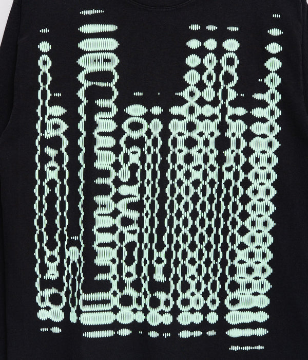 b.Eautiful "Vapor Logo LS Shirt" Black / Mint - WEAREALLANIMALS