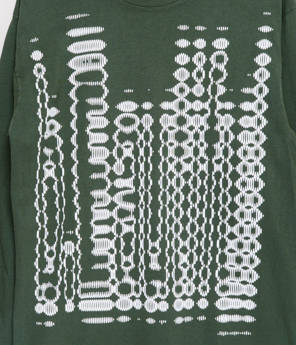 b.Eautiful "Vapor Logo LS Shirt" Green / White - WEAREALLANIMALS