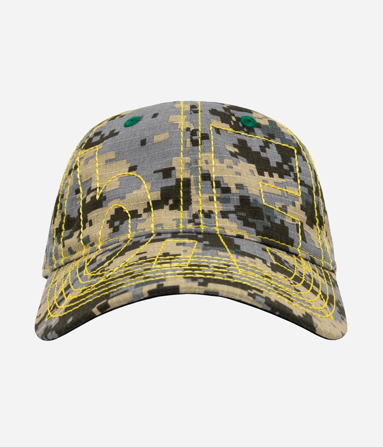 b.Eautiful "Vapor Low Profile Hat" Mojave Digicamo / Yellow - WEAREALLANIMALS