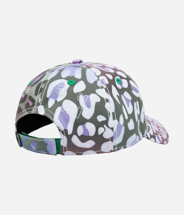 b.Eautiful "Vapor Low Profile Hat" Multi Leopard / White - WEAREALLANIMALS