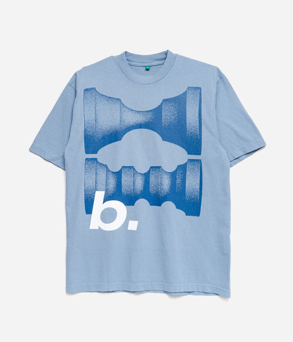 b.Eautiful x Kenichi Kuromaru "UFO T-Shirt" Light Blue - WEAREALLANIMALS