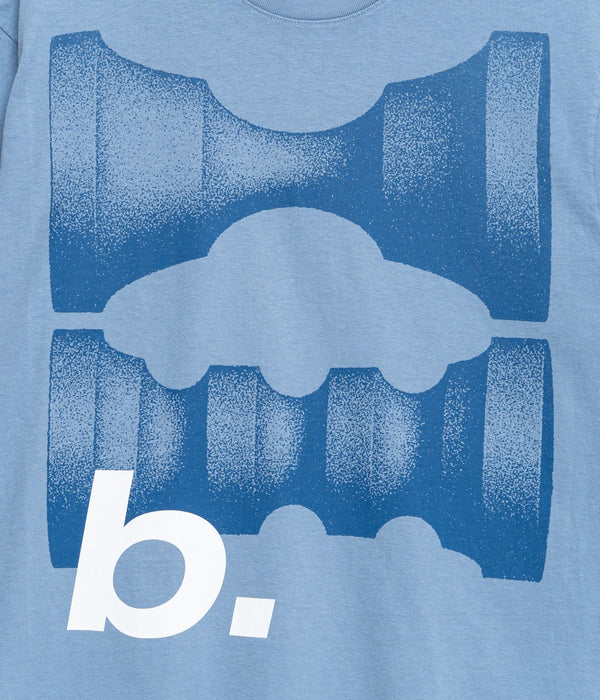 b.Eautiful x Kenichi Kuromaru "UFO T-Shirt" Light Blue - WEAREALLANIMALS