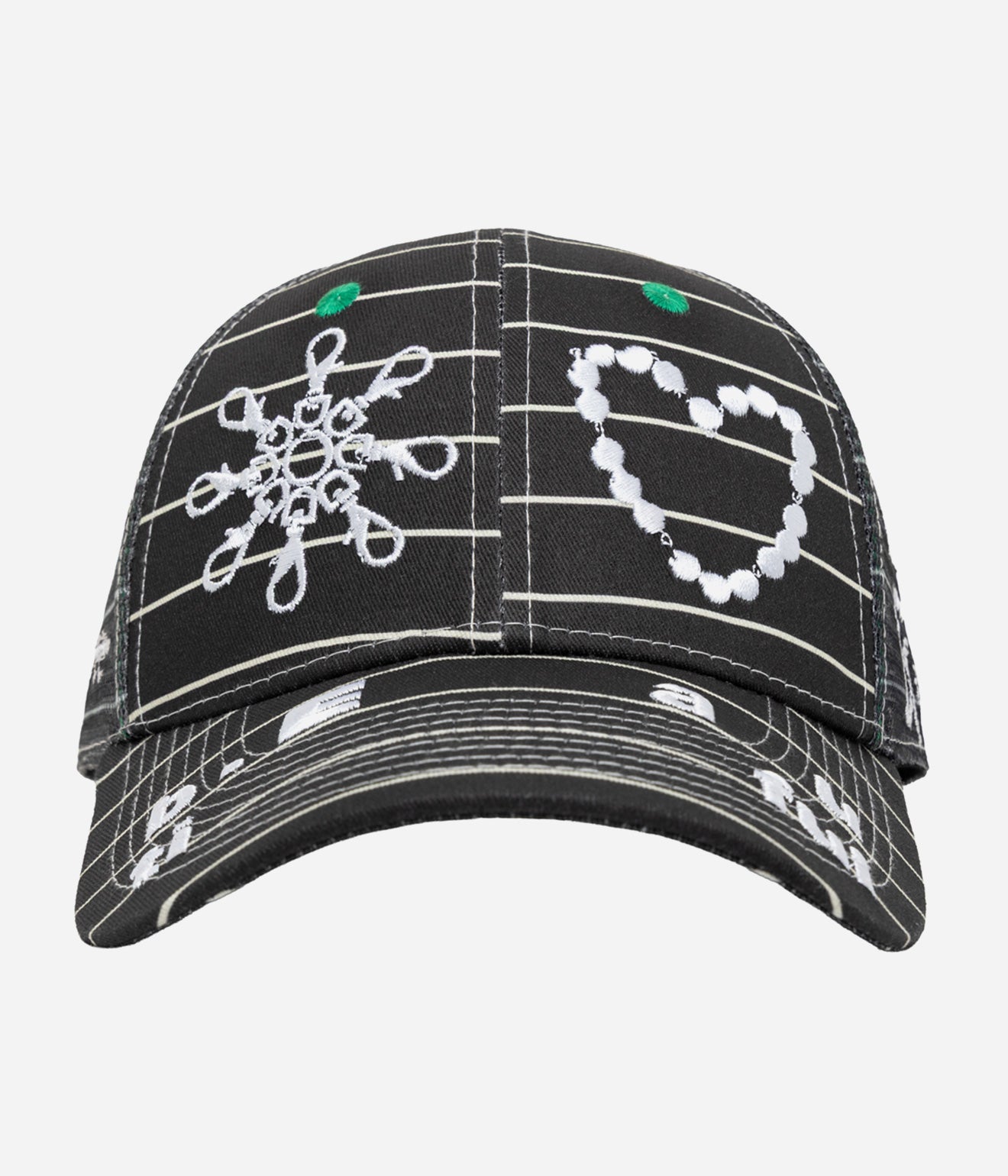 b.Eautiful x LEO GON’DO "Biyu Hat" Black Stripe / White - WEAREALLANIMALS