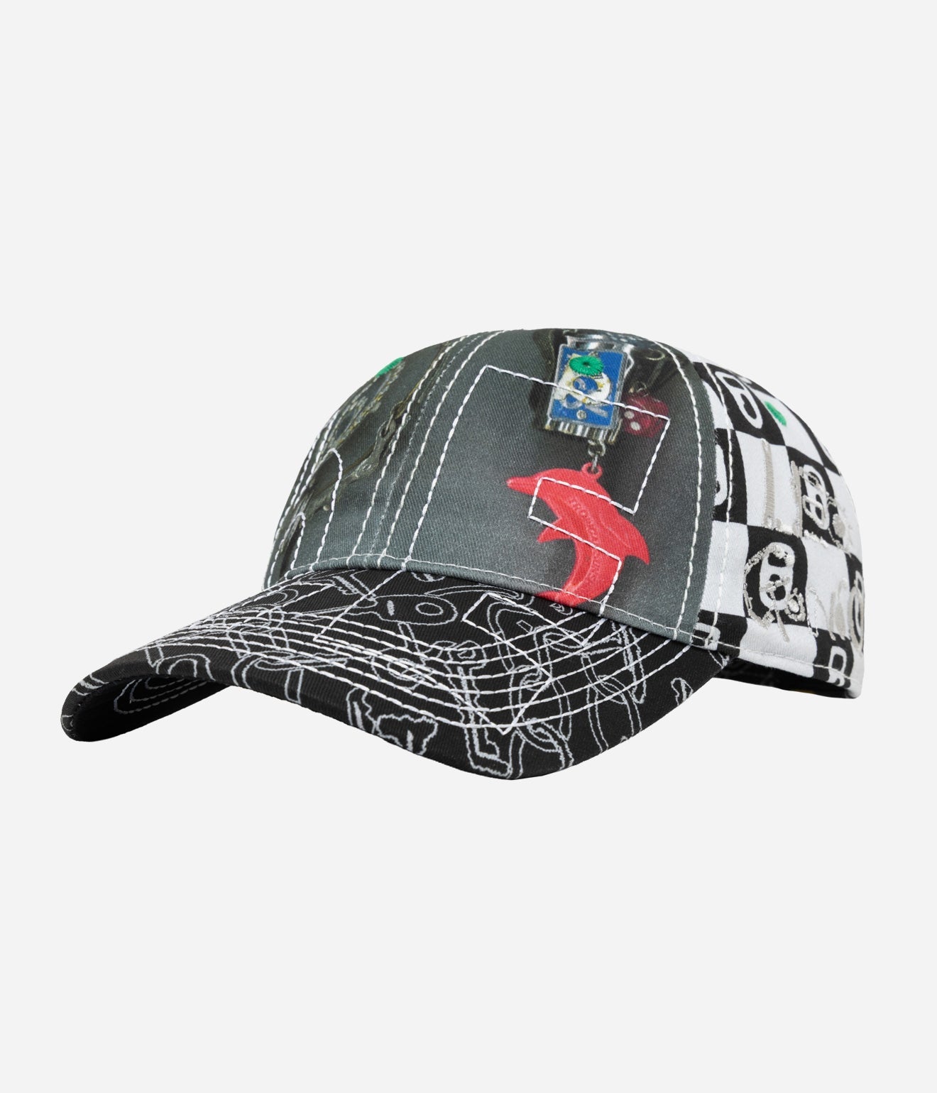 b.Eautiful x LEO GON’DO "Vapor Low Profile Hat" Mix Chain / Silver - WEAREALLANIMALS