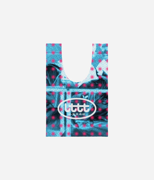 b.Eautiful x LTTT "Dots Reusable Bag Mini" Blue / Pink - WEAREALLANIMALS
