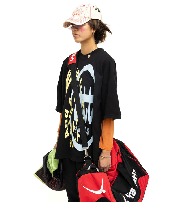 b.Eautiful x LTTT "Logos T-Shirt" Black - WEAREALLANIMALS