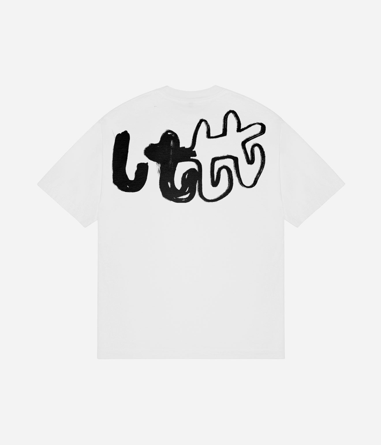 b.Eautiful x LTTT "Puffy Fish T-Shirt" White - WEAREALLANIMALS