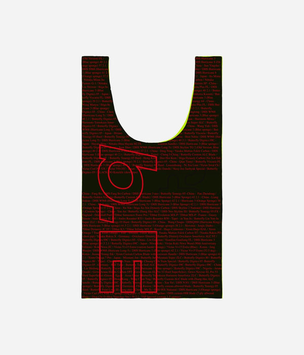 b.Eautiful x LTTT "Times Reusable Bag" Black / Lime - WEAREALLANIMALS