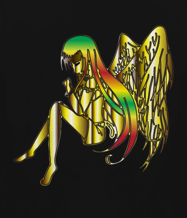 b.Eautiful x Sara Yukiko Mon "b.e Angel LS Shirt" Black - WEAREALLANIMALS