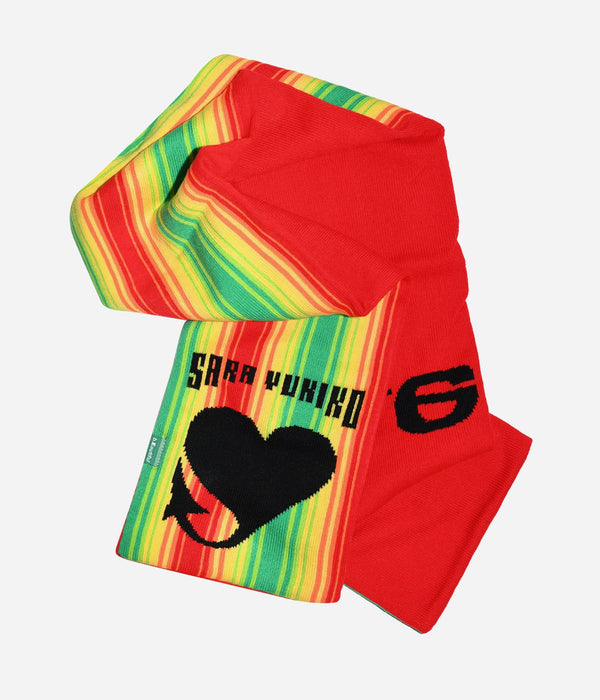 b.Eautiful x Sara Yukiko Mon "Infinity Knit Scarf" Multi - WEAREALLANIMALS