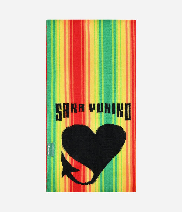b.Eautiful x Sara Yukiko Mon "Infinity Knit Scarf" Multi - WEAREALLANIMALS
