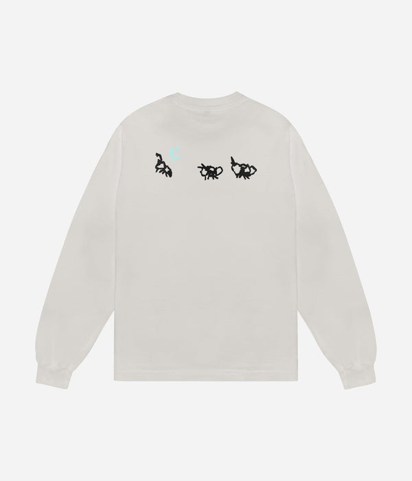 b.Eautiful x Shoma Mitani "Bikini LS Shirt" Cement - WEAREALLANIMALS