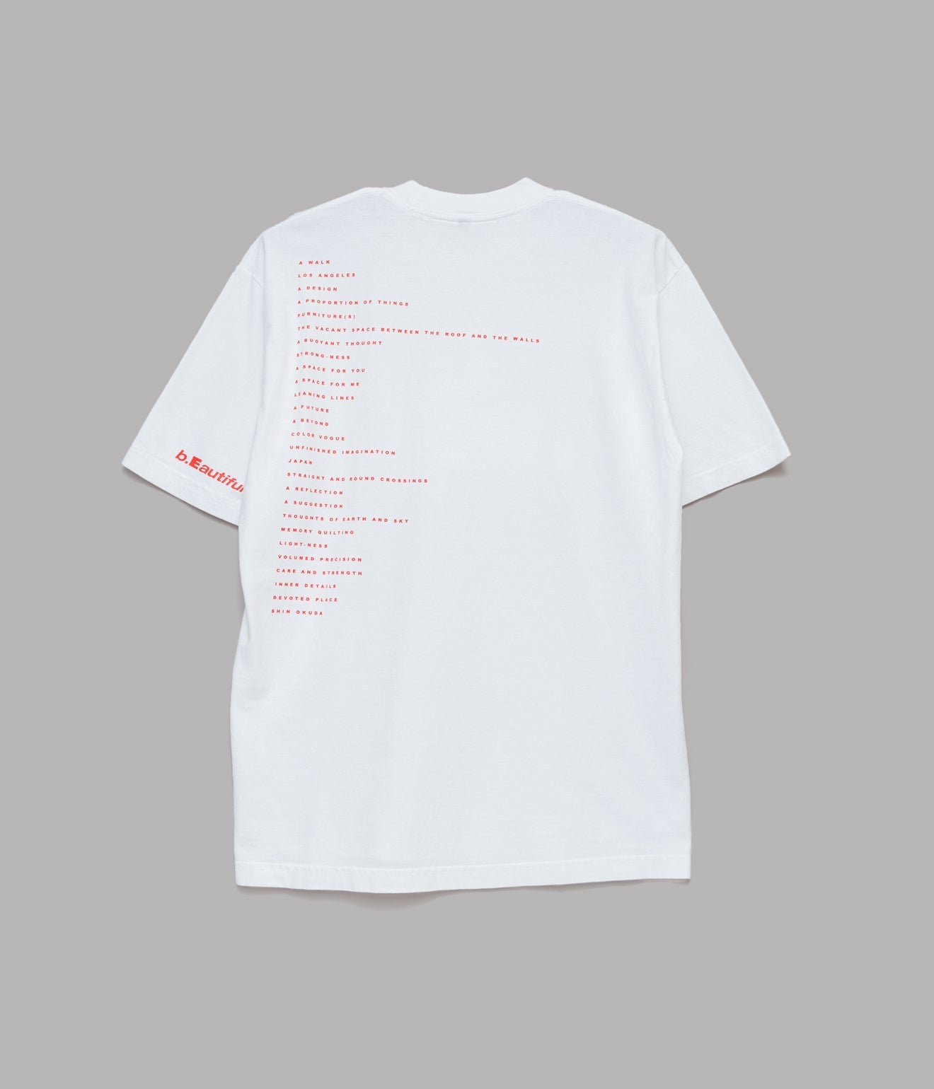 b.Eautiful x WAKA WAKA "A Space For You T - Shirt" White - WEAREALLANIMALS