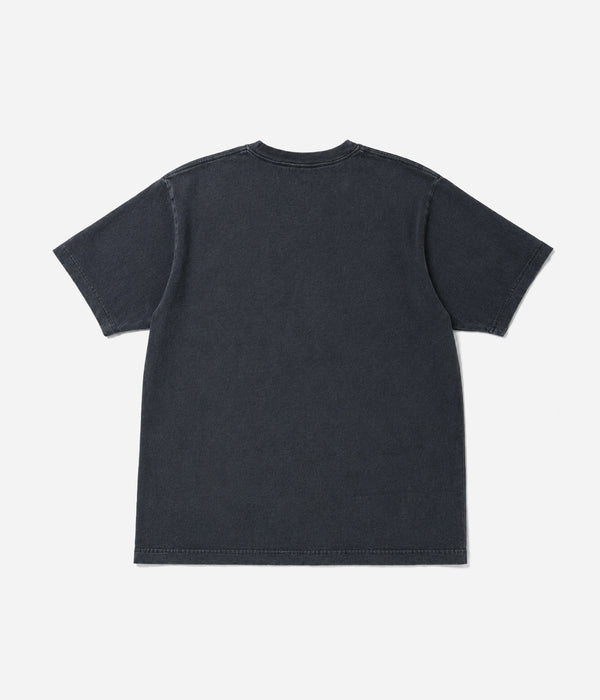 STUDIO ANIMALS “Curved Arch Logo” S/S T-Shirt Faded Black