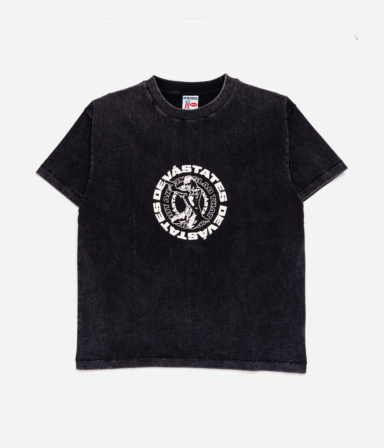 DEVÁ STATES "ANEMONE GFX T-Shirt" Black - WEAREALLANIMALS